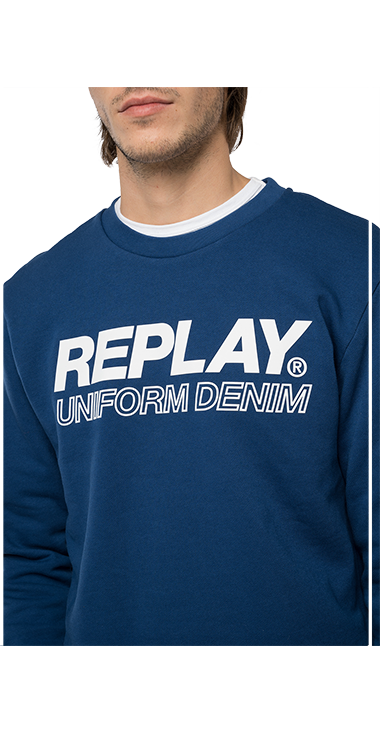 コットンフリース REPLAY UNIFORM DENIM 詳細画像